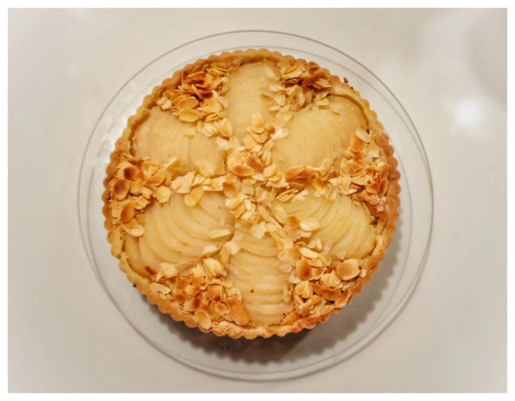 Tarta de peras y almendras, tarta tipica francesa